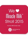 We Heart Miracle Milk Stroll Sticker Square Sticker